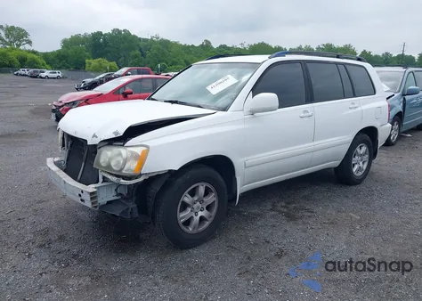 2003 Toyota Highlander V6 из США, поврежденный, VIN JTEGF21A930096145